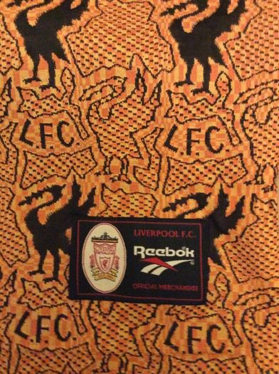 Liverpool Jersey. Official Reebok Youths / Mens Small Goalkeepers Jersey. Season 1996/1997. True Vintage. From The Time. Not A Modern Remake.