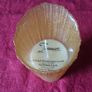 6 Inches Tall Tammaro Scented Murano Glass With Gold Candle Handmade In Italy Image 2