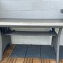 Large rattan garden table Image 3