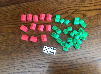 Monopoly Spares Hotels houses Dice
