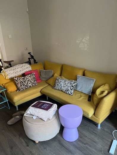 L-shaped sofa