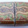 Vintage handmade hand-painted papier-mache  box. India. Kashmir Rare  Box Image 2