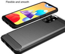 Shockproof Case For Samsung GALAXY A32 5G Carbon Fibre Effect Back Cover