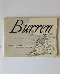 The Burren - a map of the uplands of north-west clare, Eire