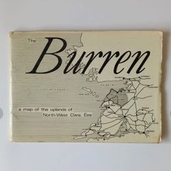 The Burren - a map of the uplands of north-west clare, Eire
