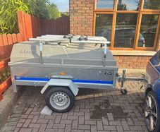 Erde Camping Trailer with bike rack