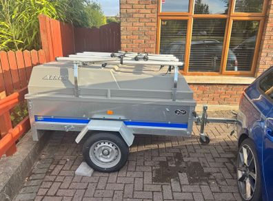 Erde Camping Trailer with bike rack