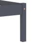 Bed Frame Grey Solid Pine Wood 160x200 cm Image 9