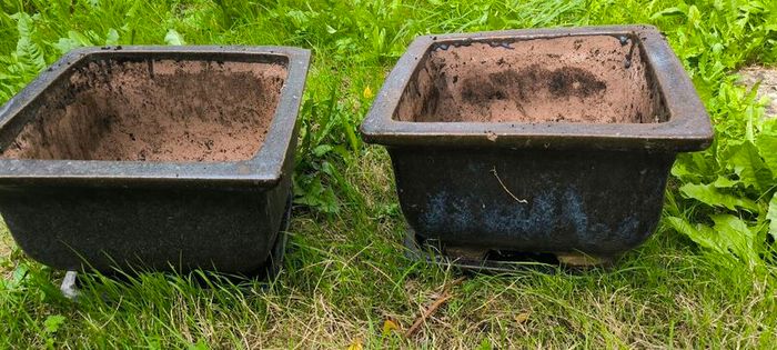 Garden Ceramic pot X 2