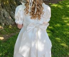 Darcy Bow Beth Communion Dress Size 1