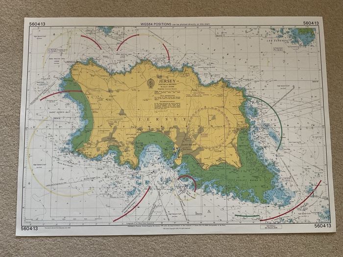 Admiralty Charts for Channel Islands
