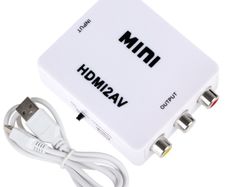 New HDMI to Composite CVBS RCA Cinch AV Video Converter Adapter PAL NTSC TV #573