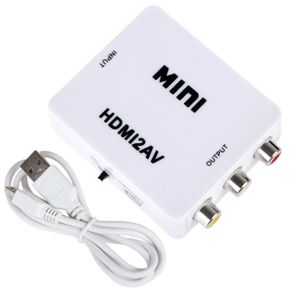 New HDMI to Composite CVBS RCA Cinch AV Video Converter Adapter PAL NTSC TV #573