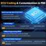 XTOOL D8W Bluetooth Car Diagnostics Tool Automotive Scanner  ECU Coding Bi-directional 42+ Resets CANFD DOIP FCA Topology Image 10