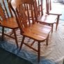 6 Solid Pine Chairs Image 3