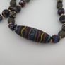 Antique Venetian African Style Skunk Eyes & Handmade Glass Pendant Necklace Image 9