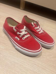 Vans Authentic Red Excellent Condition size 38 EU