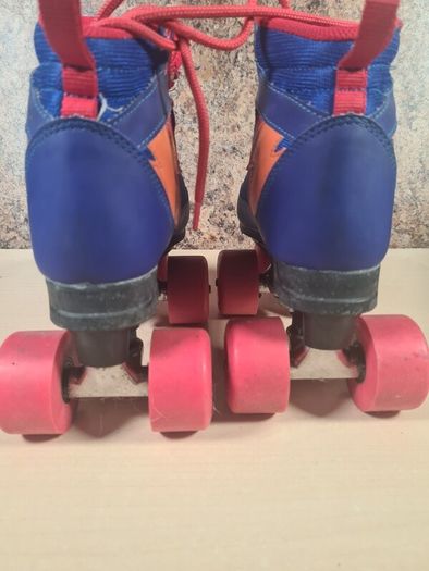 Kids NO FEAR roller skates boot skates SIZE UK 1 EU 33