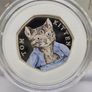 Royal Mint 2017 Silver Proof Beatrix Potter Tom Kitten 50p Coin in Original Holder Image 3