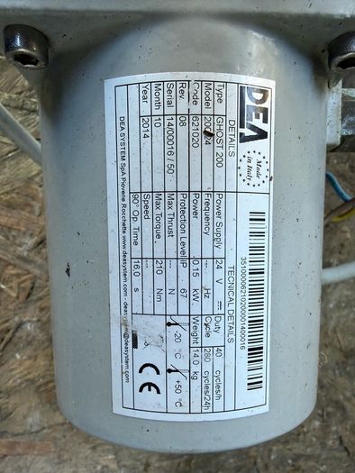 DEA Ghost 200 Electric Gate Motors