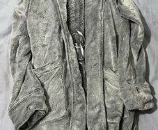 Primark grey fluffy dressing gown
