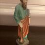 Vintage Chalk Statue of St Jude. Image 3