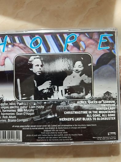 Palace Songs CD - Hope