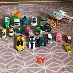 Toys cars bundle helicopter