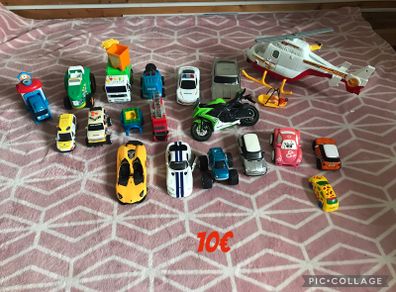 Toys cars bundle helicopter