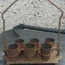 vintage copper ,brass shot rack ,,unusual,,see pictures for condition, used condition, needs a clean ,sold as seen buyer collects or pays postage thank you Image 8