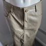 New with tag. Nina Murati PU Khaki/Beige Pencil Skirt.  Size M. Fits 8-10 Image 3