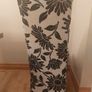 8 Black & White Fabric Dining Chairs Image 2