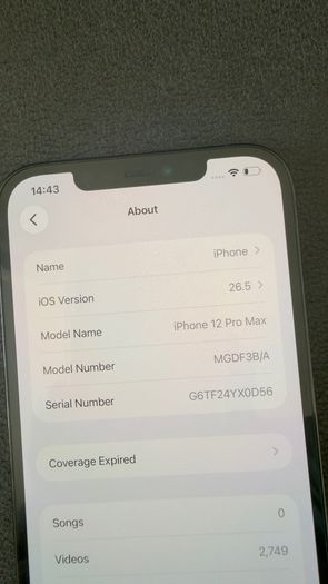Iphone 12 pro max