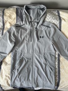 Under armour lightweight grey jacket