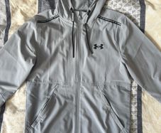 Under armour lightweight grey jacket