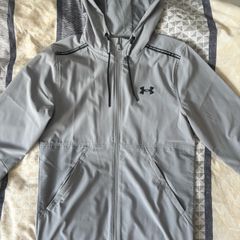 Under armour lightweight grey jacket