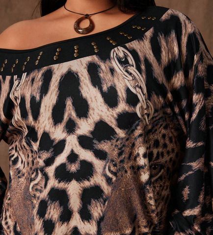 Fabulous Dress with Metal Studs size 20 - great with leggings or tights :)
