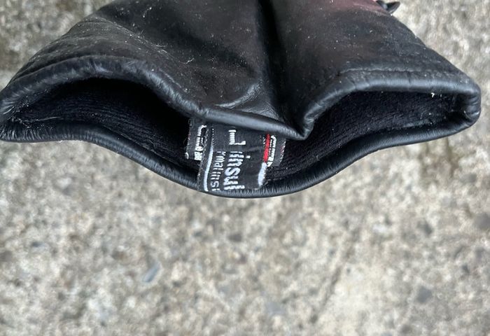 motorbike boots and gloves