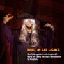 182.9 cm Hanging Animated Talking Witch Decoration (Blue) with Luminous Eyes and Sound Activation Function for Halloween Haunted House Props Decor, Halloween Hanging Decorations, Outdoor Indoor Image 2