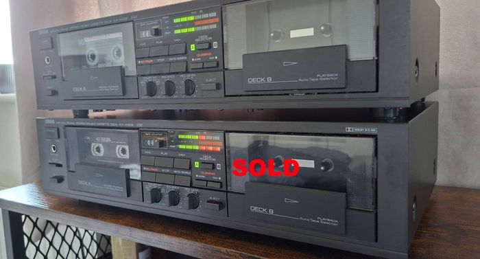 Yamaha KX-W202 RS Double Tape Deck (1 left)