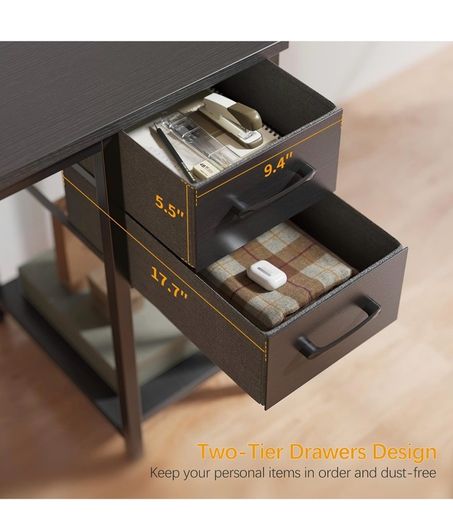 Desk with 2 Drawers