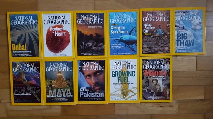 National Geographic magazines x 400 from early 20th century to 2009