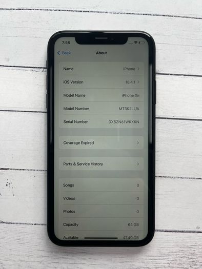 iPhone XR 64GB Unlocked Black