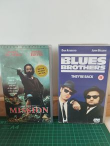 VHS Movie Classics The Mission  Blues Brothers 5 e each