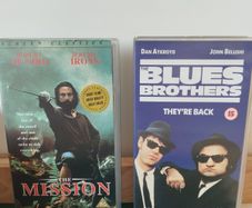 VHS Movie Classics The Mission  Blues Brothers 5 e each