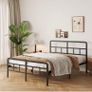 Double Bed Frame with Curved Headboard and Footboard Image 10