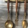 Hanging antique kitchen utensils Image 3