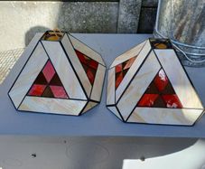 Vintage Stained Glass Shades