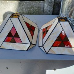 Vintage Stained Glass Shades