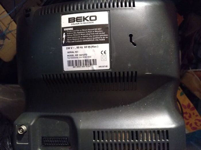 Retro Beko Crt portable tv